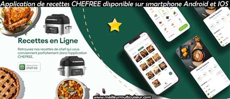 Application de recettes CHEFREE