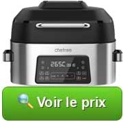 Airfryer & Grill d'intérieur Chefree AFG01 voir son prix