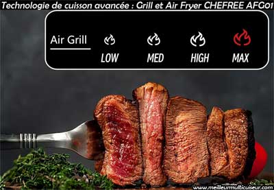 Technologie de cuisson de Chefree référence afg01