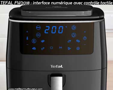 Panneau de contrôle de l'airfryer, BBQ et cuiseur vapeur Easy Grill Fry & Steam de TEFAL