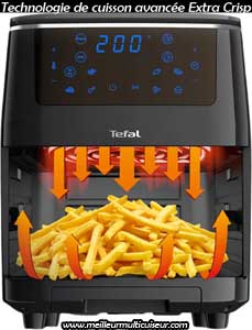 Technologie de cuisson Extra Crisp sur Easy Fry Gril d'intérieur & Steam de Tefal