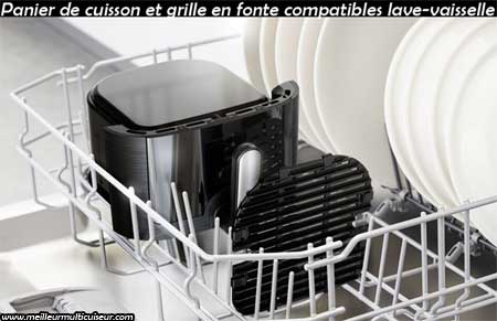 Panier du Easy Fry & Grill Vision de Moulinex compatible lave-vaisselle