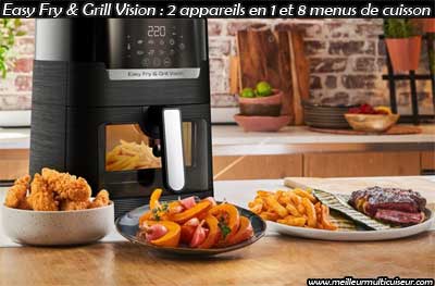 Easy Fry & Grill EZ506820 est un appareil 2-en-1