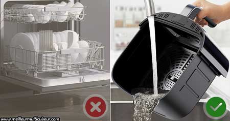 Panier de cuisson incompatible lave-vaisselle