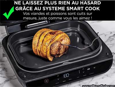 Technologie Smart Cook avec sonde sur AG551EUCP Max de la gamme Foodi de Ninja