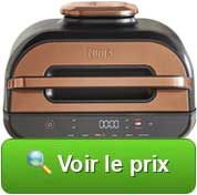 Ninja Foodi MAX Health & Grill AG551EUCP édition cuivre voir le prix