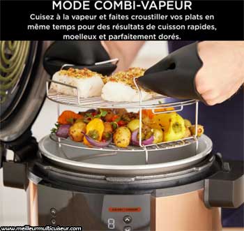 Cuissons combinées sur multicuiseur Foodi Max