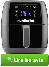 Lire les avis sur la friteuse sans huile Nutribullet modèle XXL Digital Air Fryer