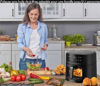 Airfryer AOSFGE capacité familiale pour 7 personnes