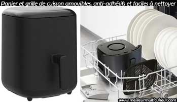 Panier et grille de cuisson Easy Fry Max faciles à nettoyer