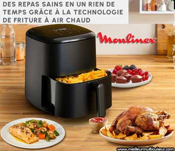 Technologie de cuisson sur l'air fryer Moulinex XL Easy Max Fry