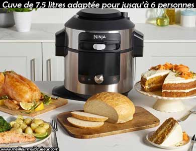 Cuve de 7,5 litres sur le multicuiseur SmartLid OL750 EU