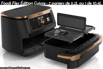 Paniers de cuisson AF500EUCP Flex série limitée cuivre NINJA