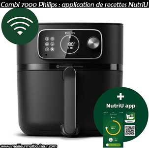Application de recettes NutriU pour friteuse sans huile wifi Philips