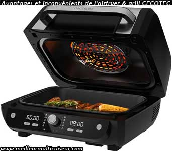 Avantages et inconvénients de l'airfryer & grill Cecofry Pro 8000 de la marque CECOTEC