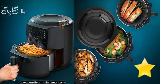 Capacité de l'airfryer Rain modèle 03305 de Cecotec