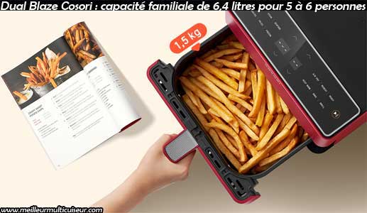 Capacité de Dual Blaze l'airfryer de COSORI