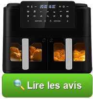 Double friteuse à air chaud LLIVEKIT XXL 9L lire les avis