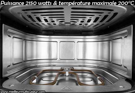 Puissance et température max de l'air fryer P10 XL du fabricant MEDION