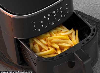 Capacité de l'airfryer Premium XL 6L TOMONS