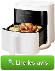 Friteuse à air chaud Cube White AIGOSTAR, lire les avis