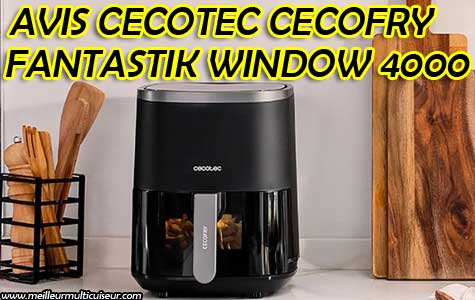 Avis sur les avantages et inconvénients de la friteuse sans huile Cecofry Fantastik Window 4000 ref 04963 de CECOTEC
