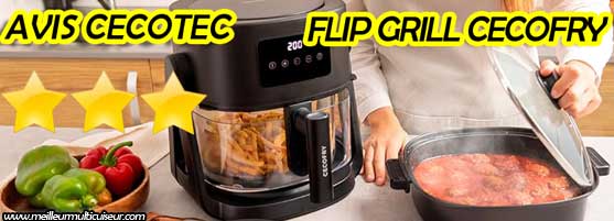 Avis sur les avantages et inconvénients de l'airfryer Cecotec Cecofry Flip & Grill 4500