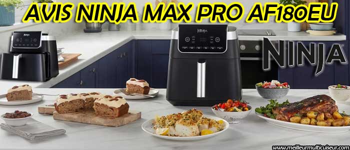 Avis, avantages et inconvénients de la friteuse sans huile NINJA Max Pro AF180 EU