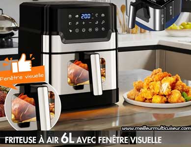 Capacité de l'air fryer de marque française Balitta