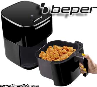 Airfryer BEPER 5L : capacité 5 litres pour 4 personnes