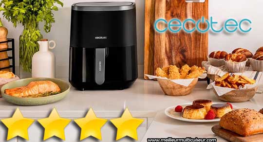 9 modes de cuisson de l'air fryer Cecotec Cecofry 04963