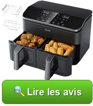 Friteuse à air COSORI Dual Zone 8.5L : voir les avis