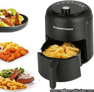 Capacité du mini airfryer de 2,3 litres GOURMETMAXX