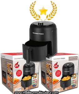 Friteuse sans huile pour une personne GOURMETMAXX 2,3 litres noire