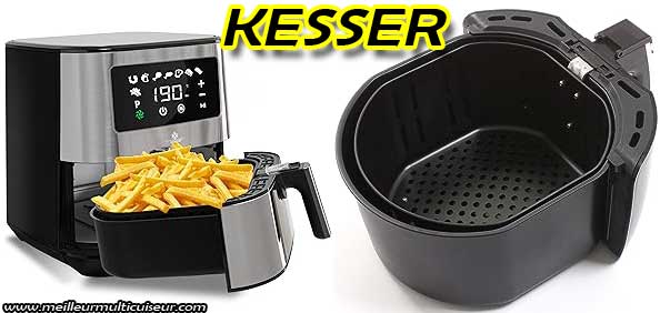 Capacité air fryer Kesser XXL acier inoxydable