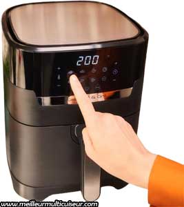 Panneau de commande du Easy Fry and Grill Digital Precision de la marque Moulinex