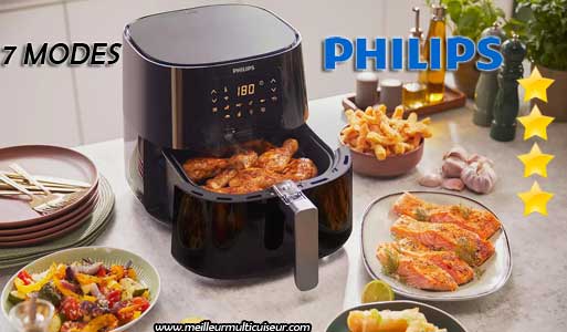 7 Modes de cuisson sur l'airfryer Wi-Fi Philips XL série 5000