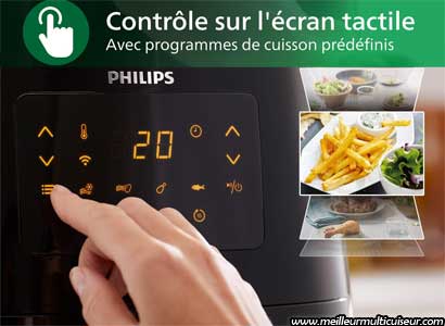 Panneau de commande intuitif friteuse à air Philips 6,2 litres série 5000 XL