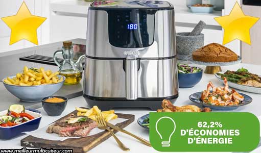 Consommation en électricité de l'airfryer Deluxe Princess