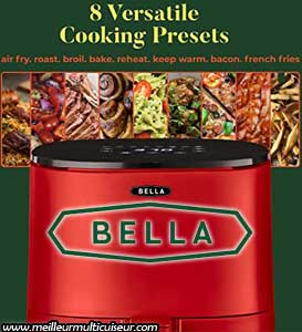 Livre de recettes de la friteuse sans huile BELLA 3 LITRES