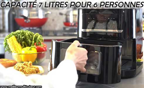 Capacité de la friteuse à air Emphsism