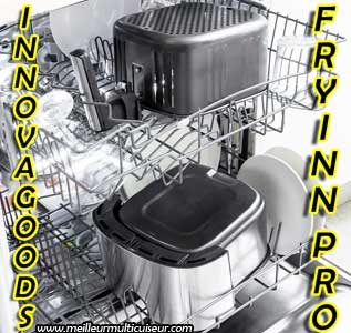 InnovaGoods Fryinn 5500 PRO : facile à nettoyer