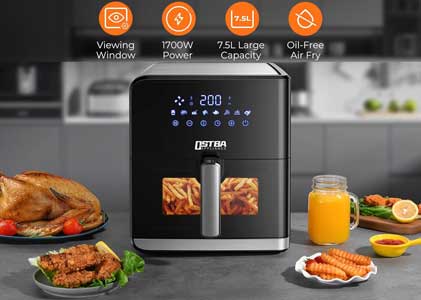 8 modes de cuisson de la friteuse à air Ostba Clearcook