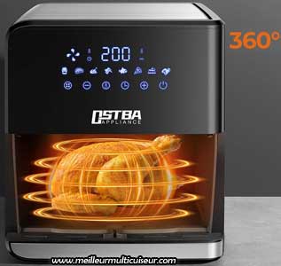 Technologie de cuisson de la friteuse à air chaud Ostba Appliance 7.5L