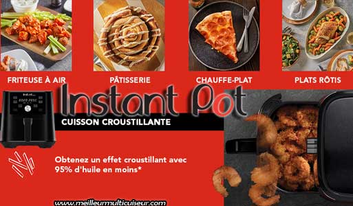 Modes de cuisson de la friteuse à air Digital Vortex du fabricant Instant Pot