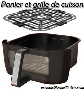 Panier et grille de cuisson de la friteuse diététique Instant Pot ClearCook Plus gamme Vortex