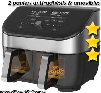 Paniers et grilles de cuisson Vortex + 7.6 litres Dual Zone Clearcook Instant Brands