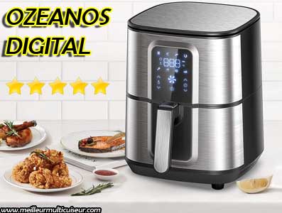 Avantages et inconvénients de l'air fryer Ozeanos Digital Inox 5.5L