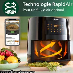 Technologie cuisson RapidAir sur Philips Series 5000 4,1 litres