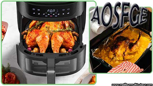 Panier et grille de cuisson de cet airfryer